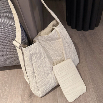 Ženska crossbody torba u urbanom minimalističkom stilu, Oxford tkanina, velik kapacitet, vertikalni kvadratni oblik, magnetsko zatvaranje