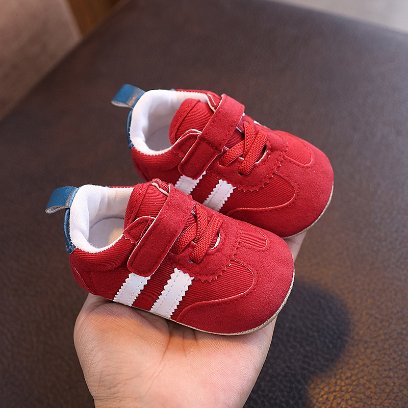 Qiaodudu Pantofi sport pentru copii, unisex, partea superioară din PU artificial, stil exercițiu, pentru 12–36 luni și 24–48 luni