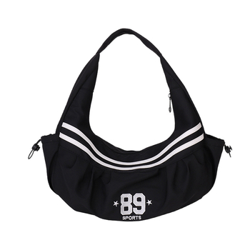 Crossbody torba - plisirana PU, gradska jednostavnost, underarm stil; dumpling oblik; zatvaranje na zip; unutarnja džep s zipom i džep za mobitel; jedna naramenica