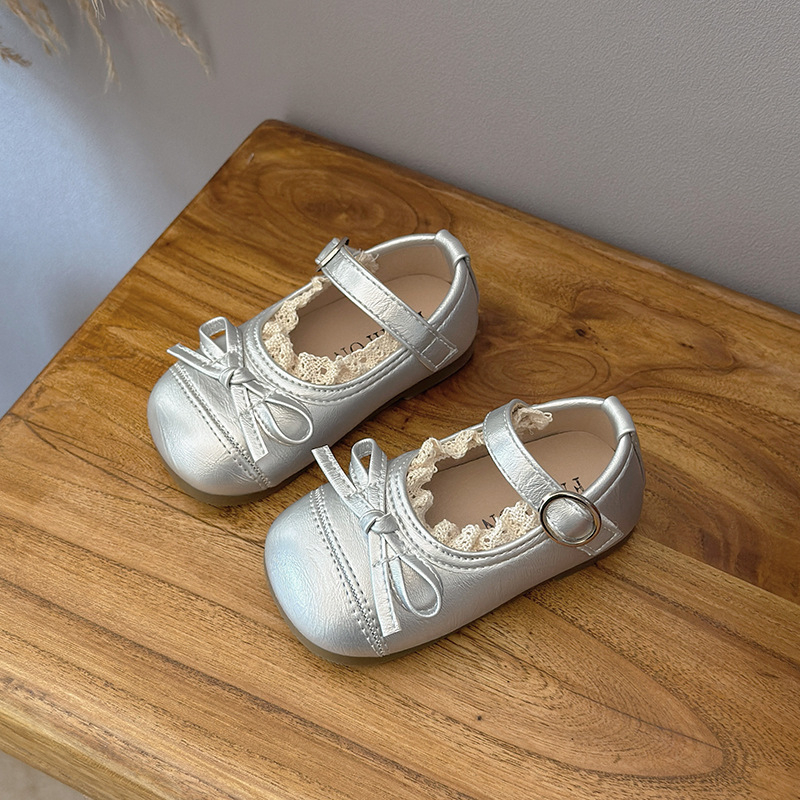 Princezine cipele za bebe djevojčice - korejski stil, gornji dio od sintetičke kože, TPR đon, kopča na Velcro, protuklizna podloga