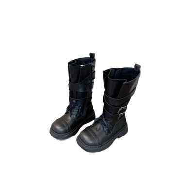 Unisex Martin čizme do sredine potkoljenice, britanski stil, gornji dio od mikrovlaknaste kože, gumena potplat, bočni zip