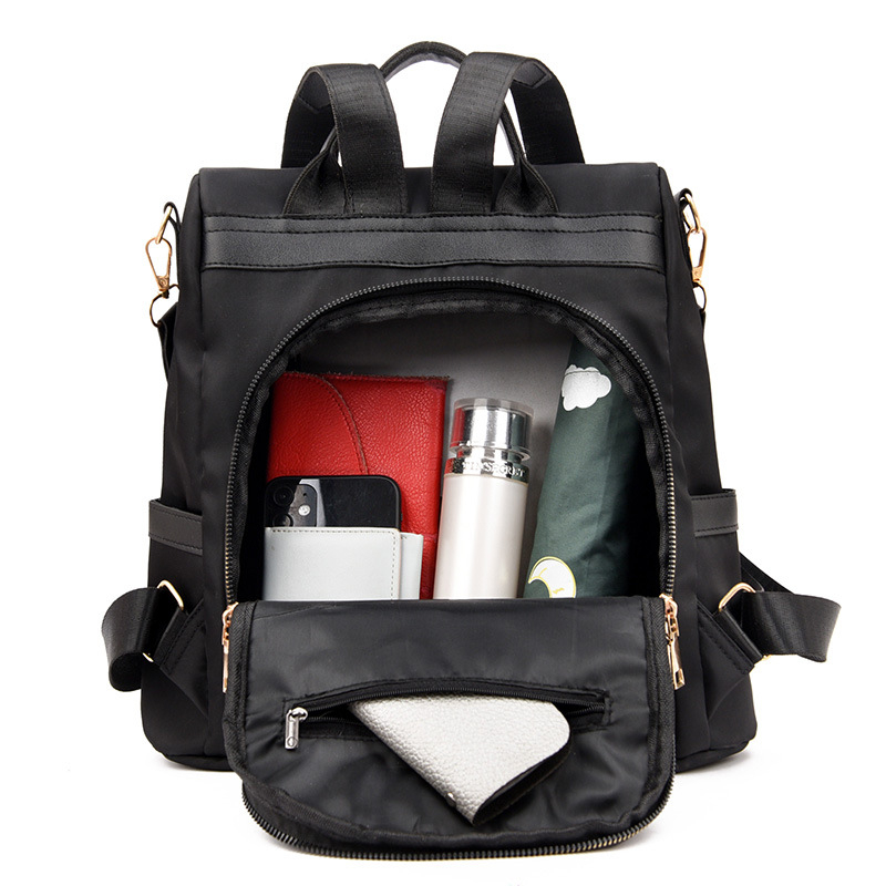 Ruksak od Oxford platna, gradski jednostavan stil, velika zapremina, zatvarač, unutarnji džep za mobitel