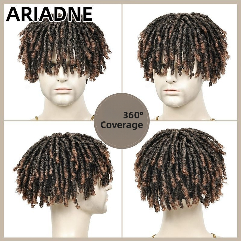 Cosplay parochňa pre mužov s dredmi, vlákna odolné voči teplu, udržanie tvaru