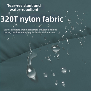 Spací vak s kačacím perím pre vonkajšie použitie – obálkový štýl, podšívka 320T šetrná k pokožke CHUNYA, vonkajší materiál 320T nepremokavný nylon, hmotnosť 4000 g