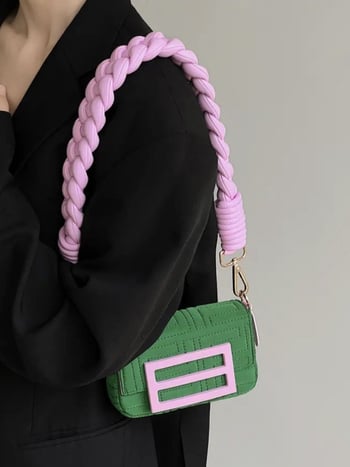 Νάιλον τσαντάκι κινητού με οριζόντιο τετράγωνο σχήμα – μαγνητικό κλείσιμο, θήκη για κινητό, επένδυση Oxford, στυλ δρόμου