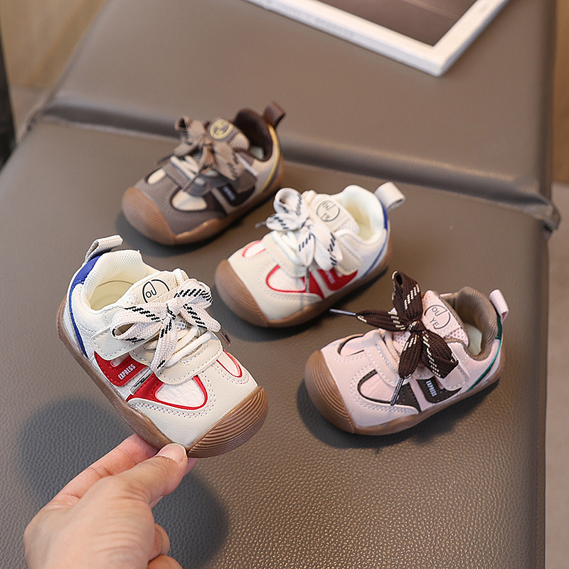Dječje unisex tenisice s Velcro zatvaranjem, gornji dio od sintetičke kože, vodootporne, protuklizne, niski kroj, 12-36 mjeseci