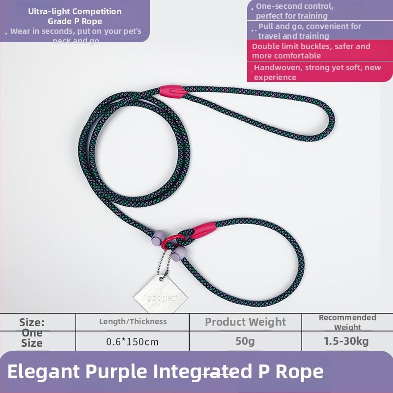 Lesă pentru câini P-Chain pentru antrenament, lesă de antrenament pentru cățeluși, calitate competițională (Brand: Unique; Model: P-Chain; Categoria: lanțuri și frânghii pentru animale de companie)