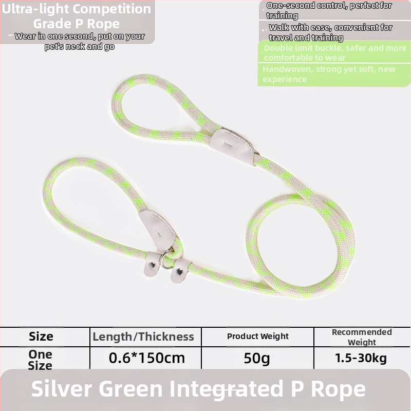 Lesă pentru câini P-Chain pentru antrenament, lesă de antrenament pentru cățeluși, calitate competițională (Brand: Unique; Model: P-Chain; Categoria: lanțuri și frânghii pentru animale de companie)