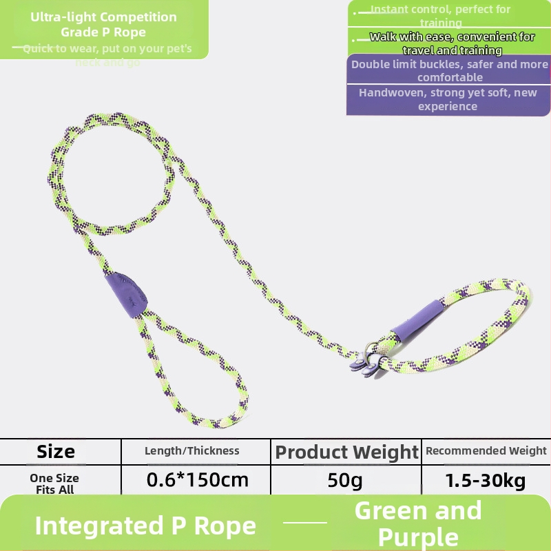 Lesă pentru câini P-Chain pentru antrenament, lesă de antrenament pentru cățeluși, calitate competițională (Brand: Unique; Model: P-Chain; Categoria: lanțuri și frânghii pentru animale de companie)