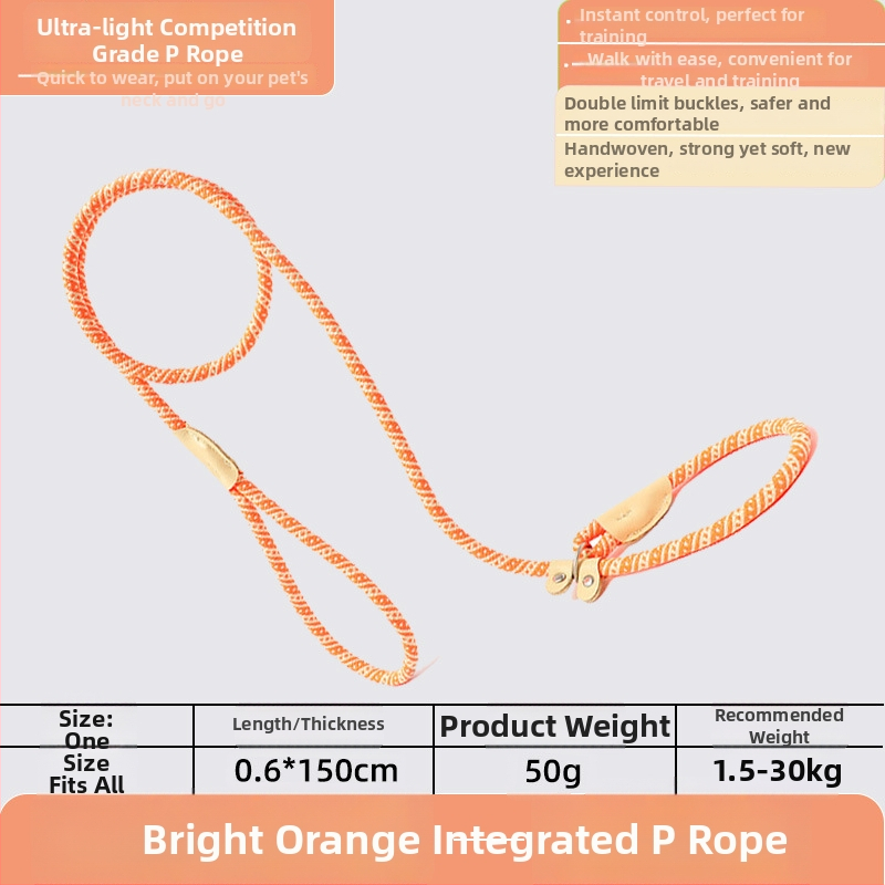 Lesă pentru câini P-Chain pentru antrenament, lesă de antrenament pentru cățeluși, calitate competițională (Brand: Unique; Model: P-Chain; Categoria: lanțuri și frânghii pentru animale de companie)