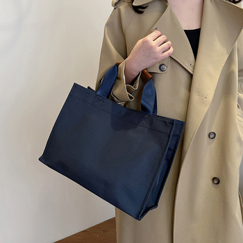 Trojstruka vodootporna Oxford torba za poslovna putovanja, unisex, s džepom za mobitel i laminiranim džepom na zip, s dvostrukim remenom