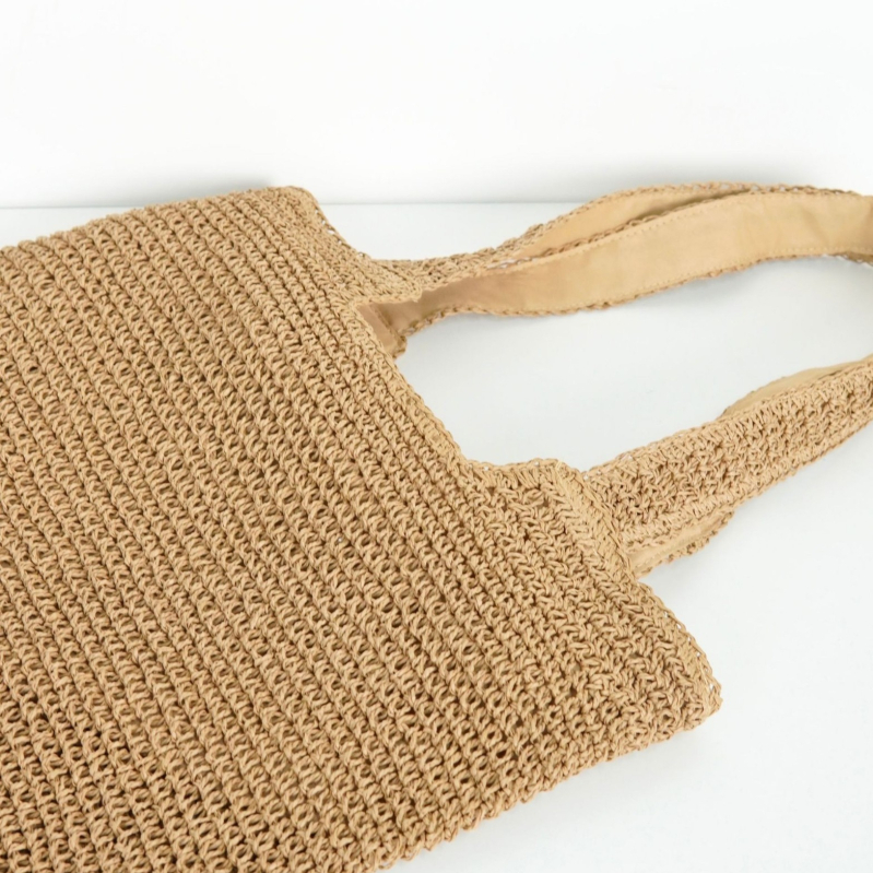 Casual tote torba od papira, crossbody nošenje preko ramena, zatvaranje zipom, unutarnja džep za dokumente