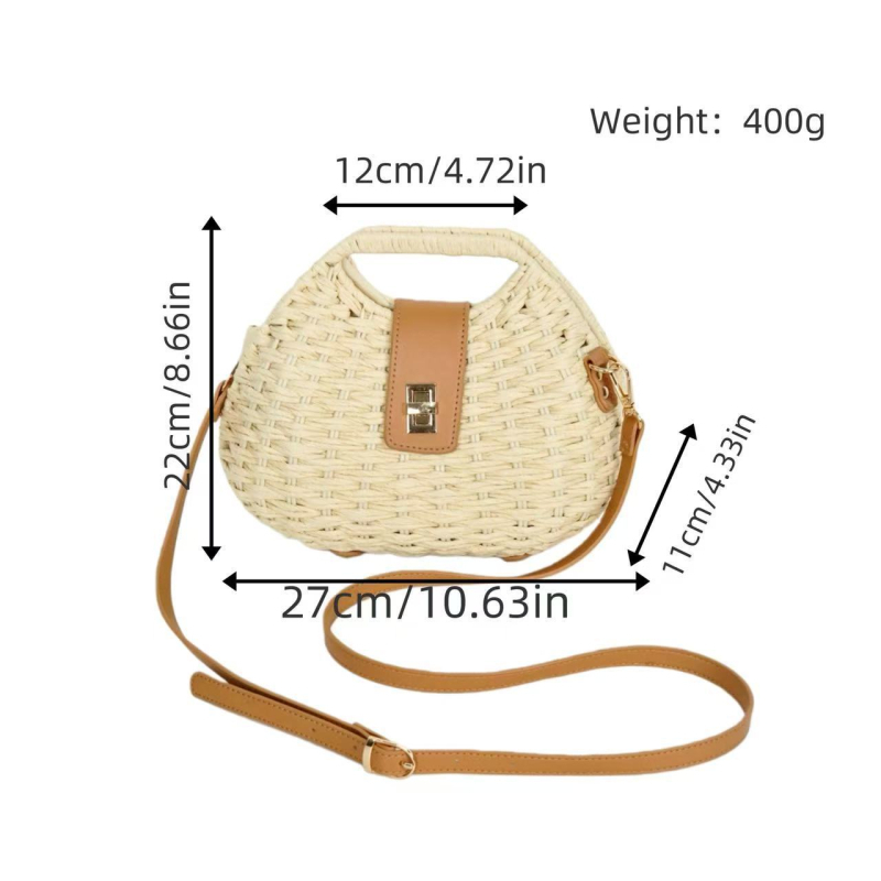 Torba crossbody od papira, srcolikog oblika, poliester podstava, otvoreni dizajn, za putovanja u slobodno vrijeme