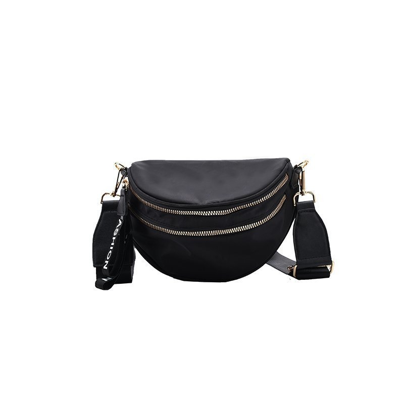 Nanju Canvas női válltáska, Platinum Bag stílus, vízszintes négyzet alakú forma, nyitott felső rész