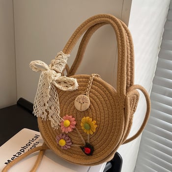 Geantă crossbody din pai – Tote, fără căptușeală, deschidere deschisă, curea unică, pentru timpul liber, formă exterioară 20213, Primăvara 2025