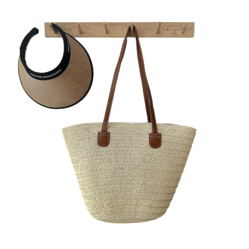 Papírtáska bevásárláshoz városi letisztultság stílusban, cipzáras zárás, vízszintes négyzet alakú forma, poliészter bélés