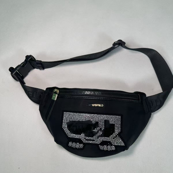 Ženska torbica za struk / crossbody – najlon, zatvarač, podstava od poliestera, džep za mobitel, unisex stil, proljeće 2025