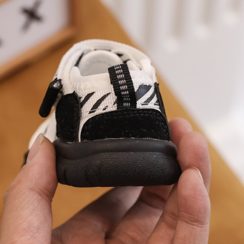 Plažne papuče za bebe, unisex, Velcro kopčanje, gornji dio od tkanine, prozračne