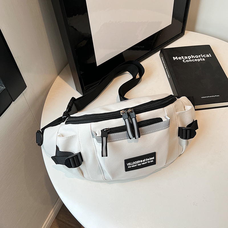 Ženska crossbody torba u Street-Trend stilu, najlon, podstava od poliestera, zatvarač, unutarnja pregrada sa zatvaračem, za slobodno vrijeme putovanja