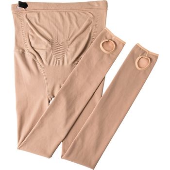 Καλσόν εγκύου με στήριξη κοιλιάς, λεπτή νάιλον υφή με υφή μελισσοκυψέλης, υψηλή ελαστικότητα, 70–80% νάιλον, 20–30% σπάντεξ