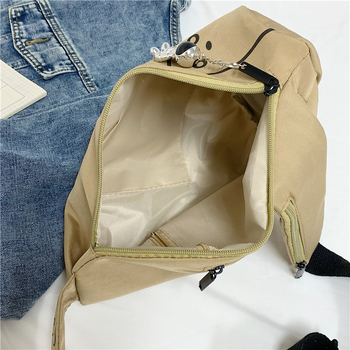 Crossbody torba od Oxford platna, velika kapaciteta, stil Cross-Border Trend, zatvarač, zima 2025