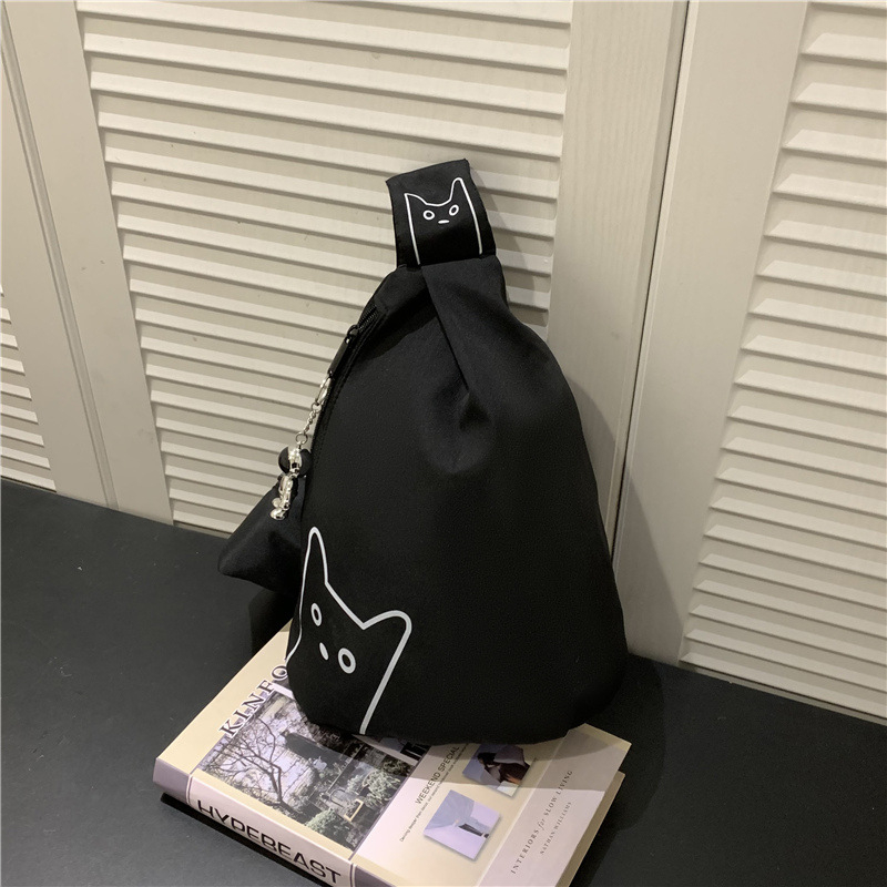 Crossbody torba od Oxford platna, velika kapaciteta, stil Cross-Border Trend, zatvarač, zima 2025