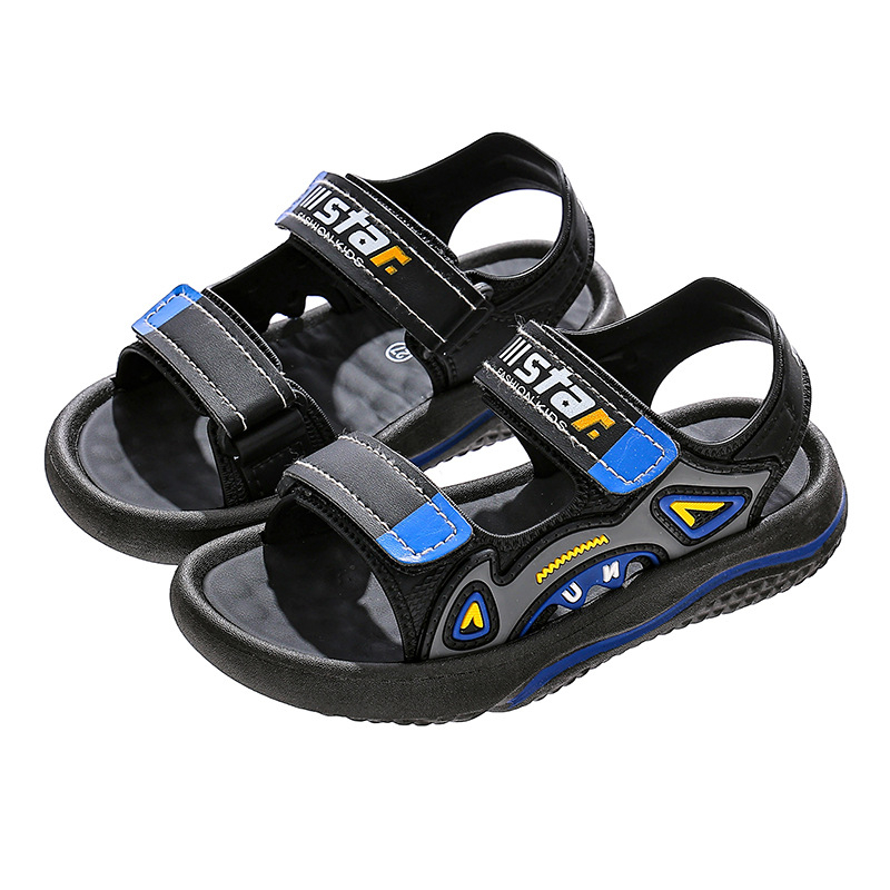 Unisex dječje sandale od PVC-a, cartoon uzorom, Velcro kopčom, debeli protuklizni đon