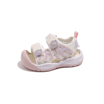 Strandcipő 1-3 éveseknek - műbőr felsőrész, Velcro-zár, gumírozott talp, Uniszex