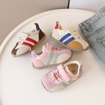 Unisex sportske sandale s Velcro za djecu 1–6 godina, gornji dio od mikrovlaknaste kože, TPR đon
