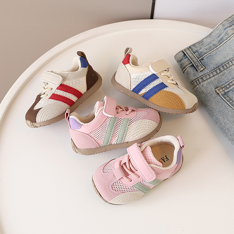 Unisex sportske sandale s Velcro za djecu 1–6 godina, gornji dio od mikrovlaknaste kože, TPR đon