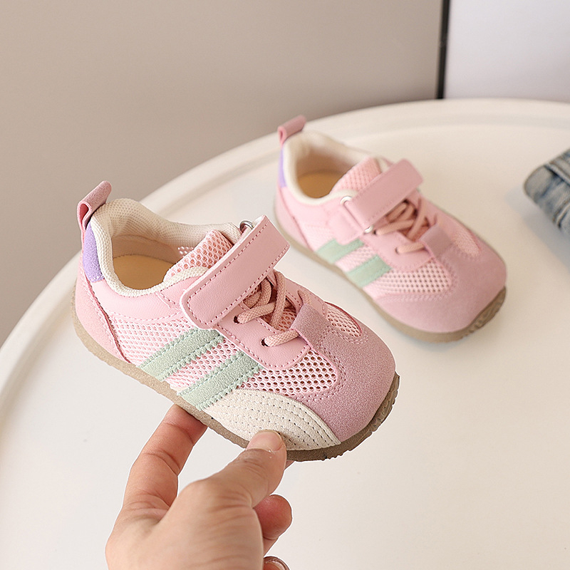 Unisex sportske sandale s Velcro za djecu 1–6 godina, gornji dio od mikrovlaknaste kože, TPR đon
