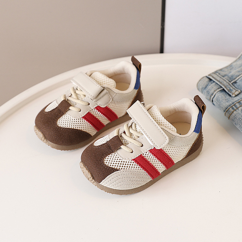 Unisex sportske sandale s Velcro za djecu 1–6 godina, gornji dio od mikrovlaknaste kože, TPR đon