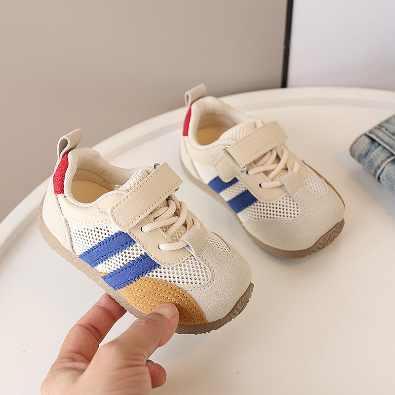 Unisex sportske sandale s Velcro za djecu 1–6 godina, gornji dio od mikrovlaknaste kože, TPR đon