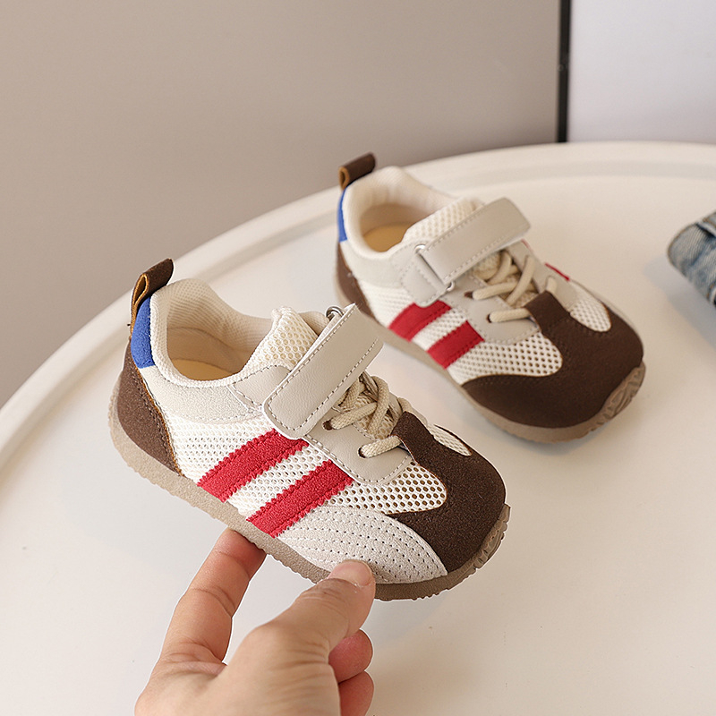 Unisex sportske sandale s Velcro za djecu 1–6 godina, gornji dio od mikrovlaknaste kože, TPR đon