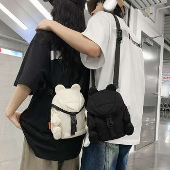 Ženska crossbody torba, džep za mobitel, nylon materijal, mladi kampus stil, proljeće 2025