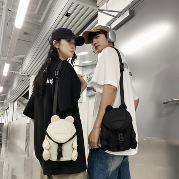 Ženska crossbody torba, džep za mobitel, nylon materijal, mladi kampus stil, proljeće 2025