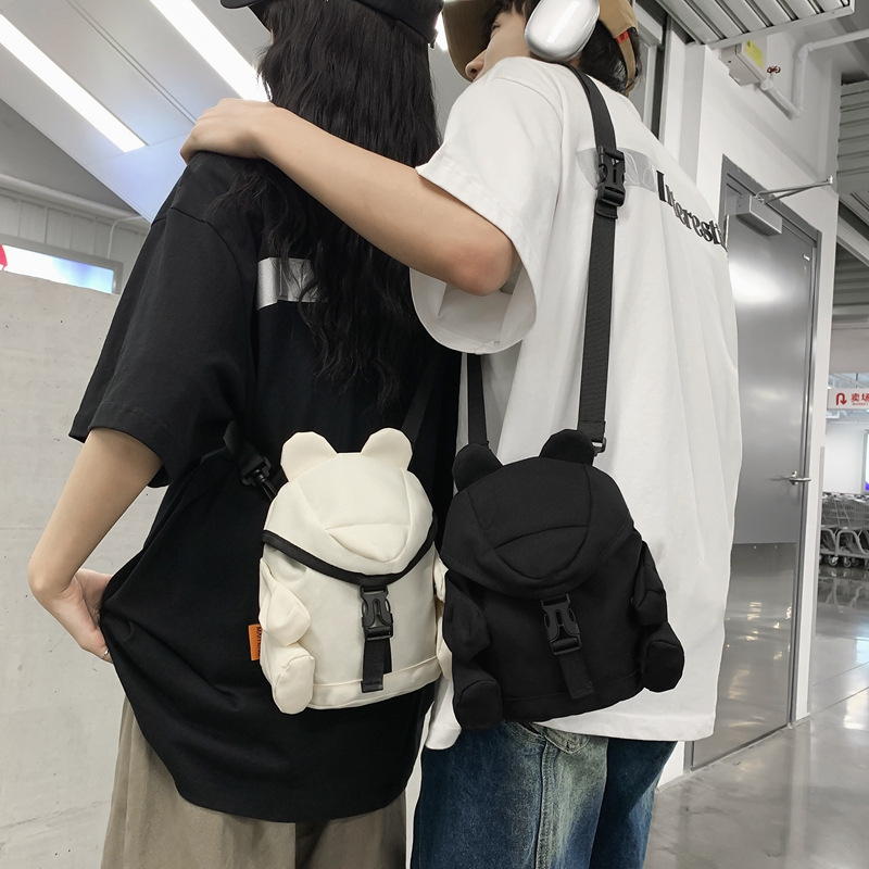 Ženska crossbody torba, džep za mobitel, nylon materijal, mladi kampus stil, proljeće 2025