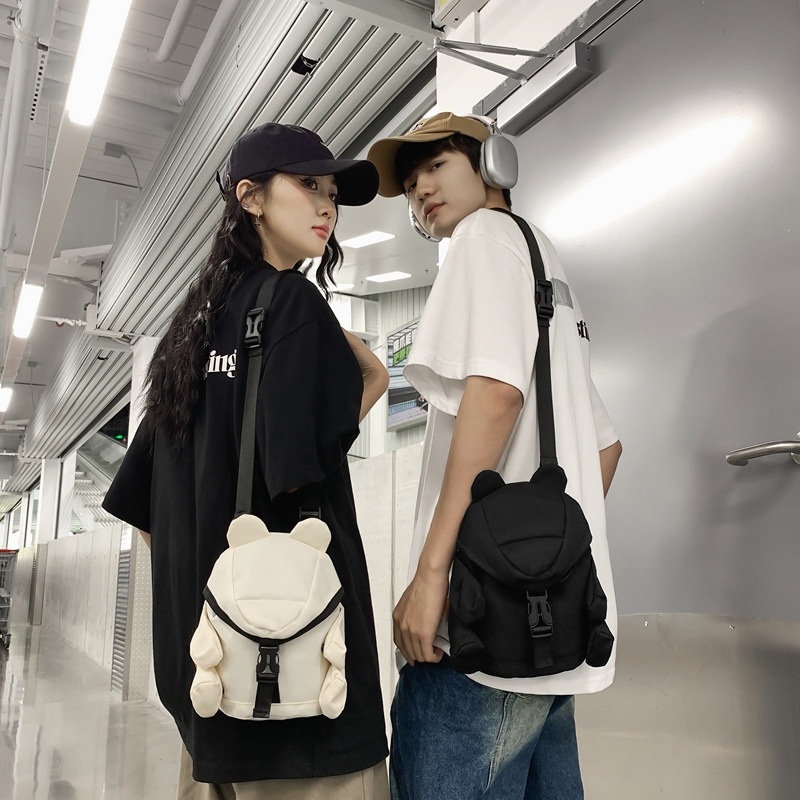 Ženska crossbody torba, džep za mobitel, nylon materijal, mladi kampus stil, proljeće 2025