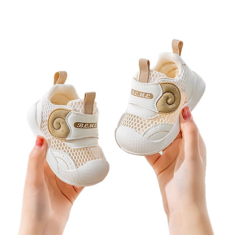 Cipele za bebe s mrežastim gornjim dijelom, Velcro zatvaranje, prozračne, protuklizna potplat, 12-36 mjeseci, proljeće-ljeto