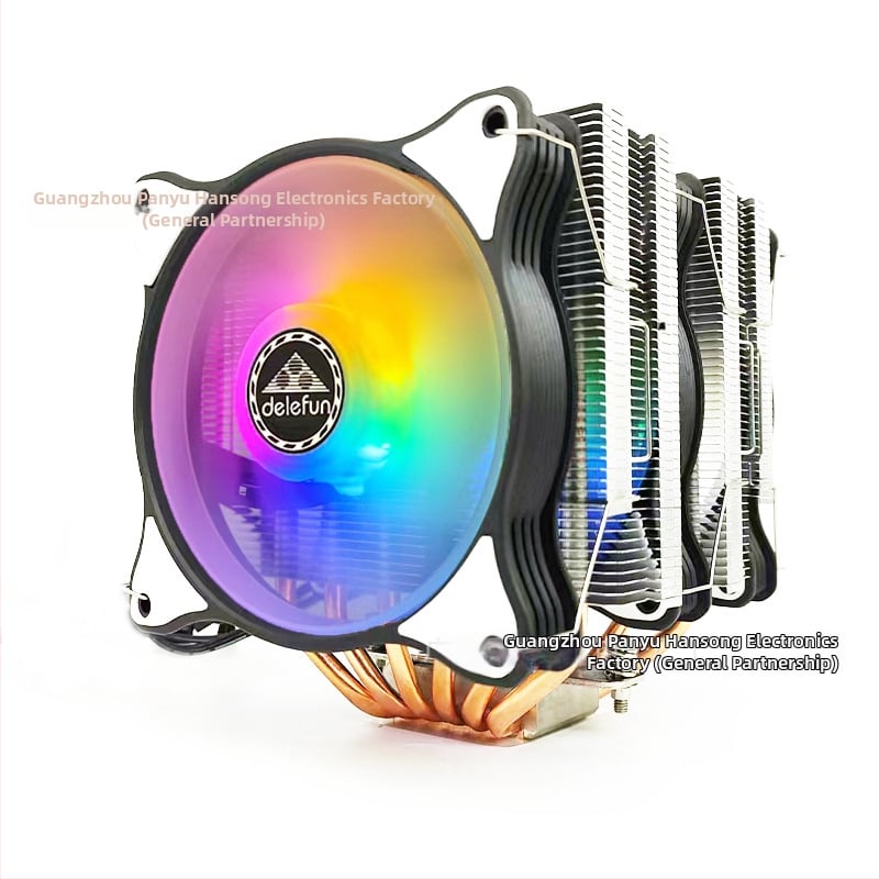 Ψύκτης CPU με διπλό πύργο, 6 σωλήνες μεταφοράς θερμότητας, 1800 RPM, υδραυλικά ρουλεμάν, RGB συγχρονισμός 5V, USB 4 διεπαφή