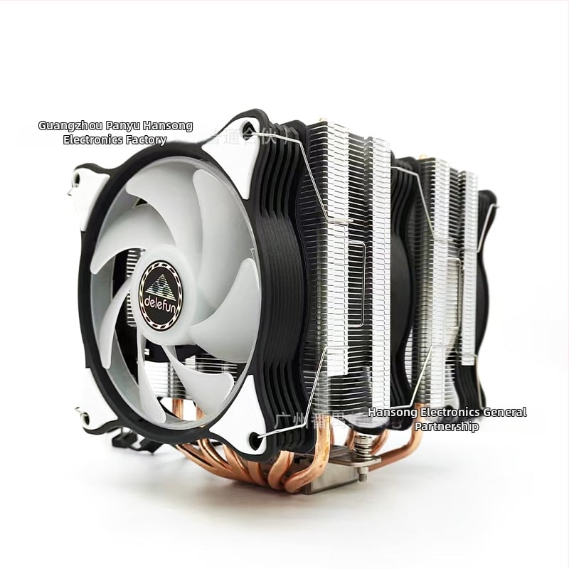 Ψύκτης CPU με διπλό πύργο, 6 σωλήνες μεταφοράς θερμότητας, 1800 RPM, υδραυλικά ρουλεμάν, RGB συγχρονισμός 5V, USB 4 διεπαφή