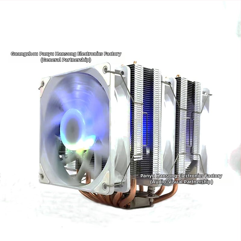 Ψύκτης CPU με διπλό πύργο, 6 σωλήνες μεταφοράς θερμότητας, 1800 RPM, υδραυλικά ρουλεμάν, RGB συγχρονισμός 5V, USB 4 διεπαφή