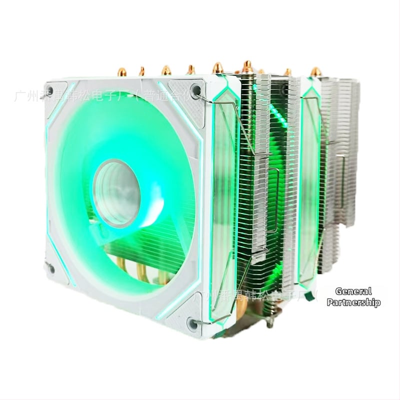 Ψύκτης CPU με διπλό πύργο, 6 σωλήνες μεταφοράς θερμότητας, 1800 RPM, υδραυλικά ρουλεμάν, RGB συγχρονισμός 5V, USB 4 διεπαφή