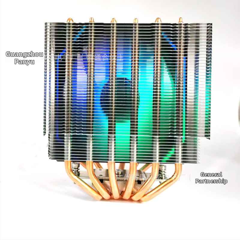 Ψύκτης CPU με διπλό πύργο, 6 σωλήνες μεταφοράς θερμότητας, 1800 RPM, υδραυλικά ρουλεμάν, RGB συγχρονισμός 5V, USB 4 διεπαφή