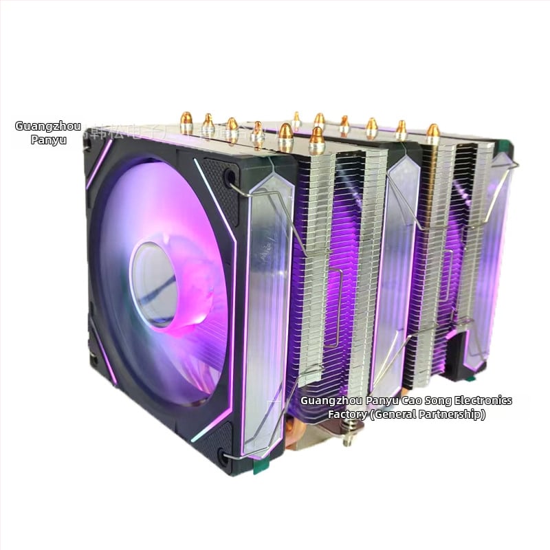 Ψύκτης CPU με διπλό πύργο, 6 σωλήνες μεταφοράς θερμότητας, 1800 RPM, υδραυλικά ρουλεμάν, RGB συγχρονισμός 5V, USB 4 διεπαφή