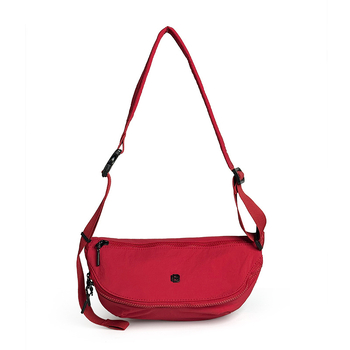 Crossbody torba s gradskim stilom, od Oxford platna, zatvaranje na zip, podstava od poliestera, unutarnja zip džep i džep s zipsom