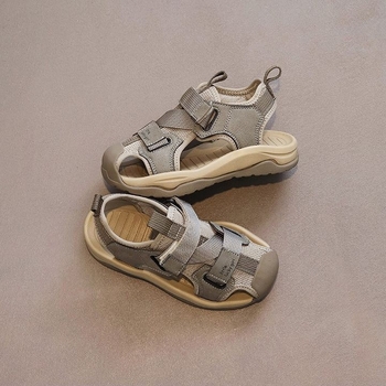 Unisex dječje sportske sandale s Velcro kopčom, gornji dio od sintetičke kože, PU đon, za djecu od 4 do 16 godina