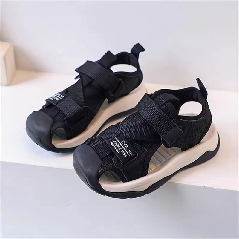 Unisex dječje sportske sandale s Velcro kopčom, gornji dio od sintetičke kože, PU đon, za djecu od 4 do 16 godina