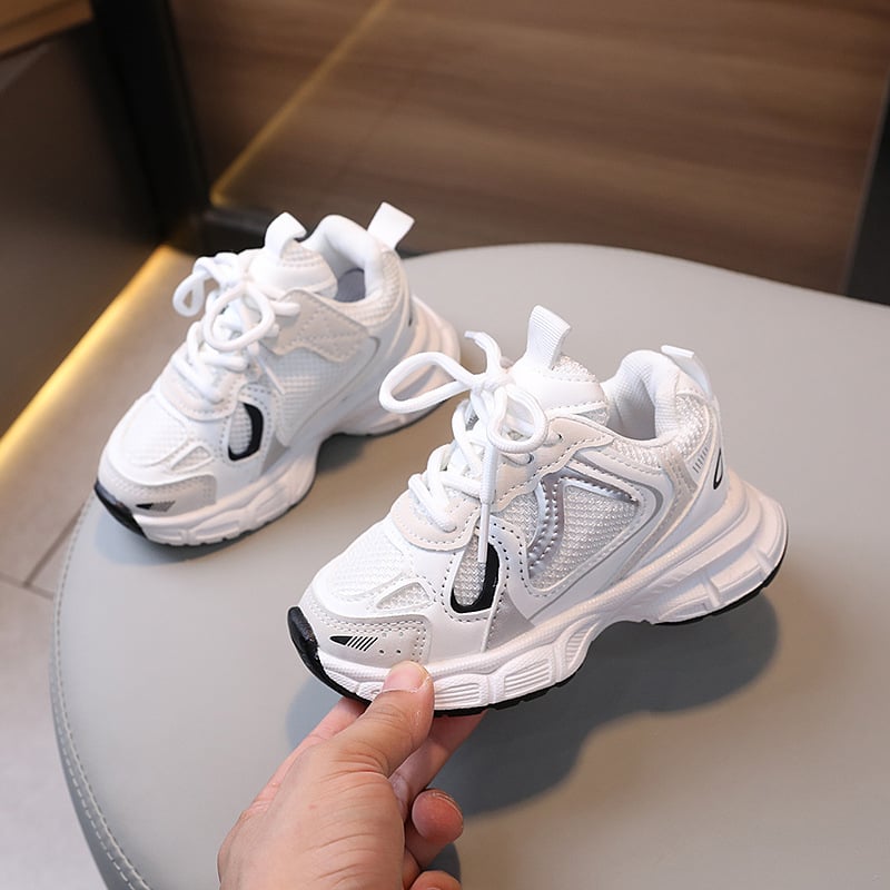 Dječje tenisice u stilu dad shoes s mrežastim gornjim dijelom, Velcro kopčom, gumom pot, protuklizne i otporne, za proljeće/jesen, unisex