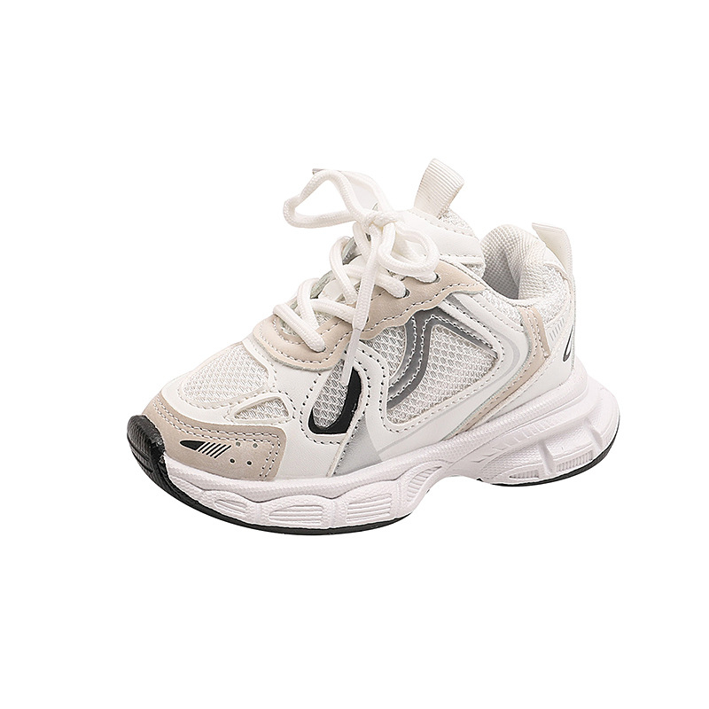 Dječje tenisice u stilu dad shoes s mrežastim gornjim dijelom, Velcro kopčom, gumom pot, protuklizne i otporne, za proljeće/jesen, unisex